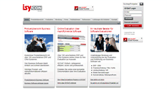 Desktop Screenshot of isycon.ch